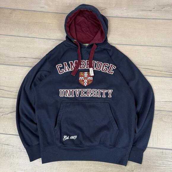 University Of Camberiage Other - Official University Of Cambridge Merchandise Hoodie Men Size M Fleece Retro Y2K